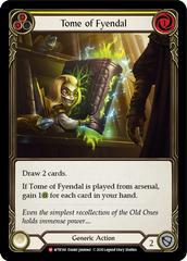 Tome of Fyendal [U-WTR160] (Welcome to Rathe Unlimited)  Unlimited Rainbow Foil | Good Games Morley