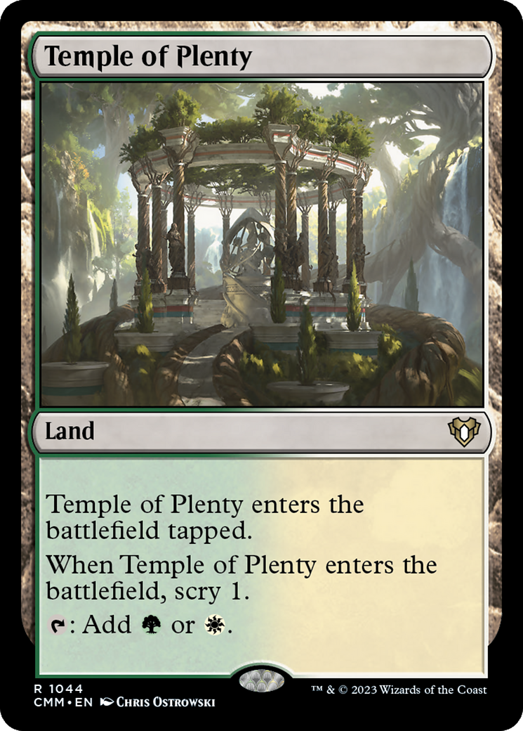 Temple of Plenty [Commander Masters] | Good Games Morley