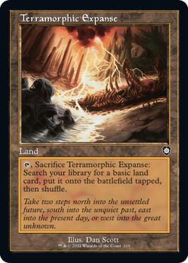 Terramorphic Expanse Retro Frame 210/40 (Commander: The Brothers' War)  | Good Games Morley
