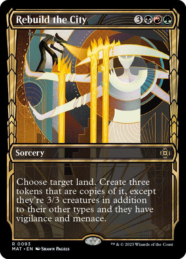 Rebuild the City 93/50 (March of the Machine: The Aftermath)  - Showcase Foil | Good Games Morley