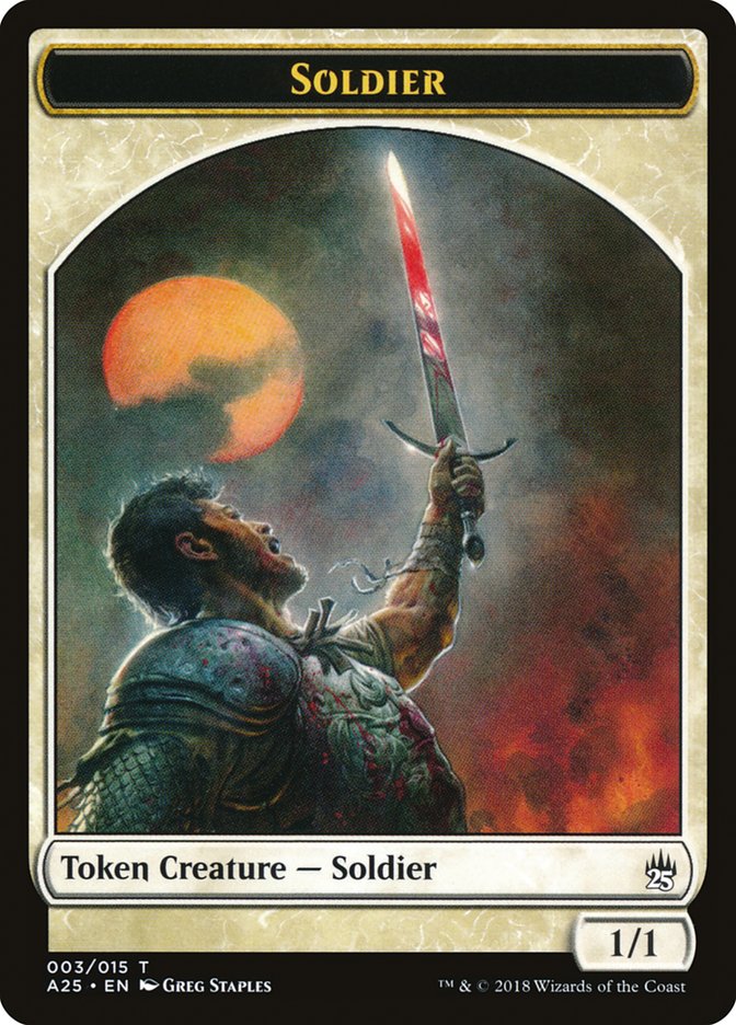 Soldier Token [Masters 25 Tokens] | Good Games Morley