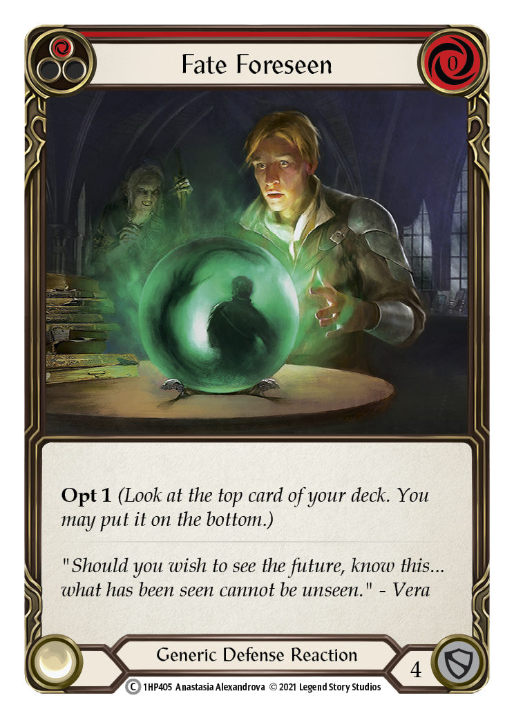 Fate Foreseen (Red) [1HP405] (History Pack 1) | Good Games Morley