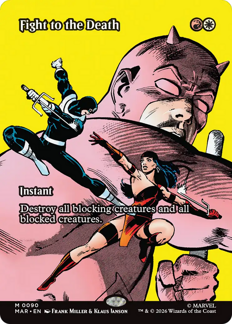 Fight to the Death (Borderless) [Marvel Universe: Eternal-Legal] | Good Games Morley