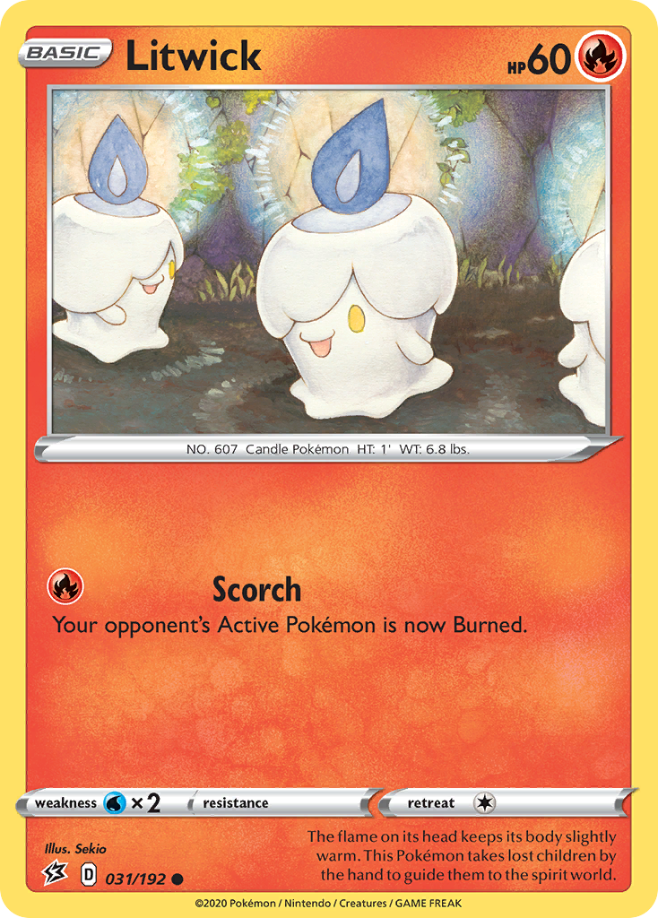 Litwick (031/192) [Sword & Shield: Rebel Clash] | Good Games Morley