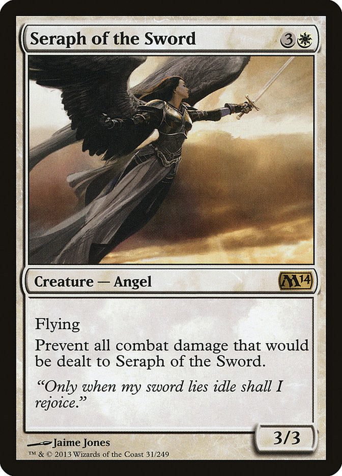 Seraph of the Sword 31 (Magic 2014 (M14))  - Foil | Good Games Morley