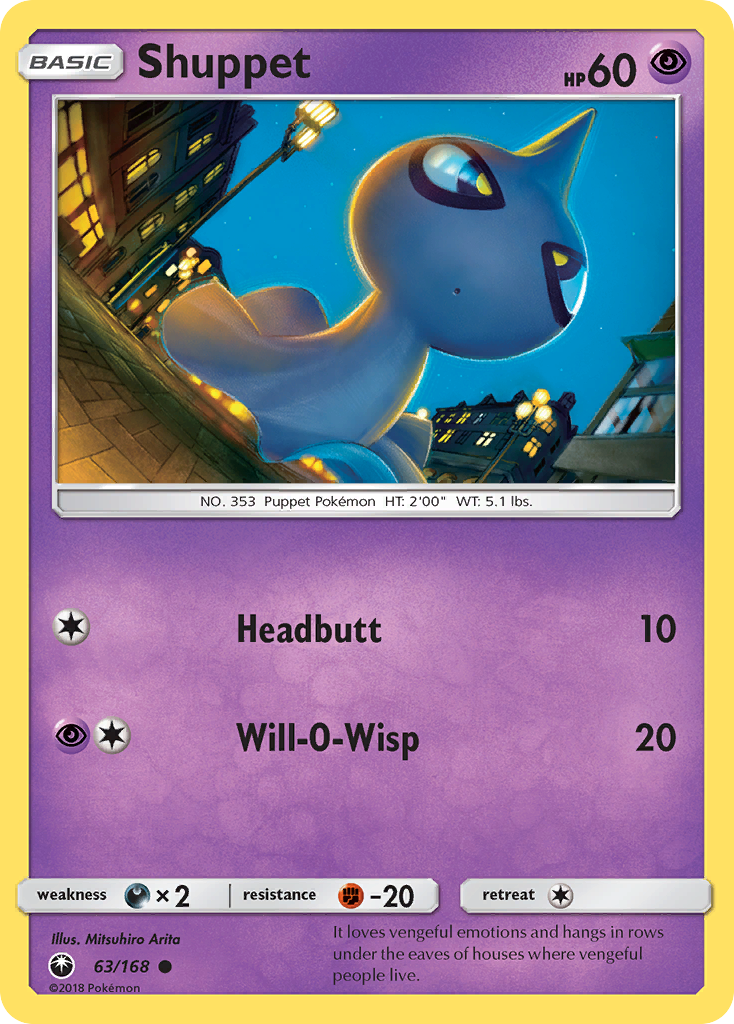 Shuppet (63/168) [Sun & Moon: Celestial Storm] | Good Games Morley