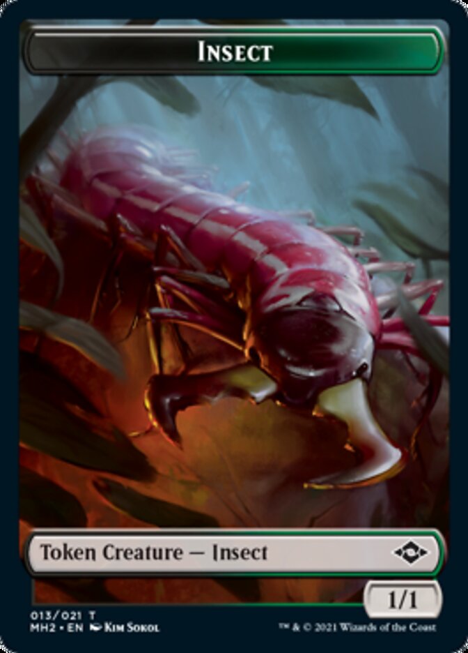 Clue (15) // Insect Double-Sided Token [Modern Horizons 2 Tokens] | Good Games Morley