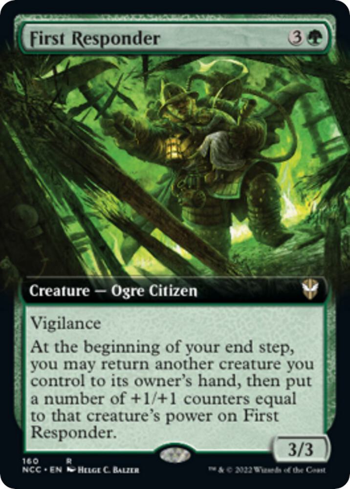 First Responder Extended Art 160 (Commander: Streets of New Capenna)  | Good Games Morley