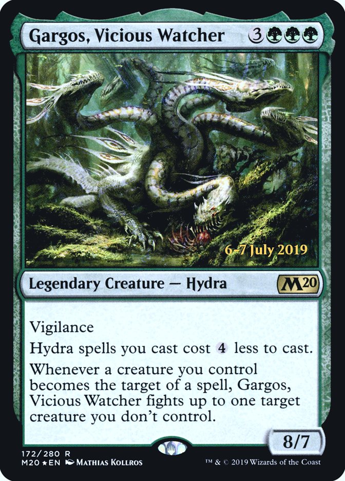 Gargos, Vicious Watcher [Core Set 2020 Prerelease Promos] | Good Games Morley