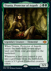 Titania, Protector of Argoth (Foil Etched) [Modern Horizons 2] | Good Games Morley