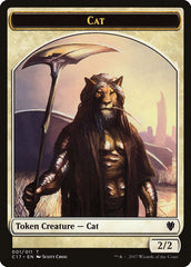 Rat // Cat Double-Sided Token [Commander 2017 Tokens] | Good Games Morley