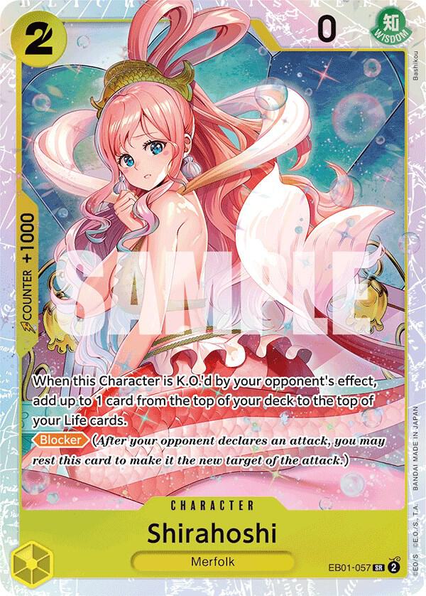 Shirahoshi EB01-057 (Extra Booster: Memorial Collection)  - Foil | Good Games Morley