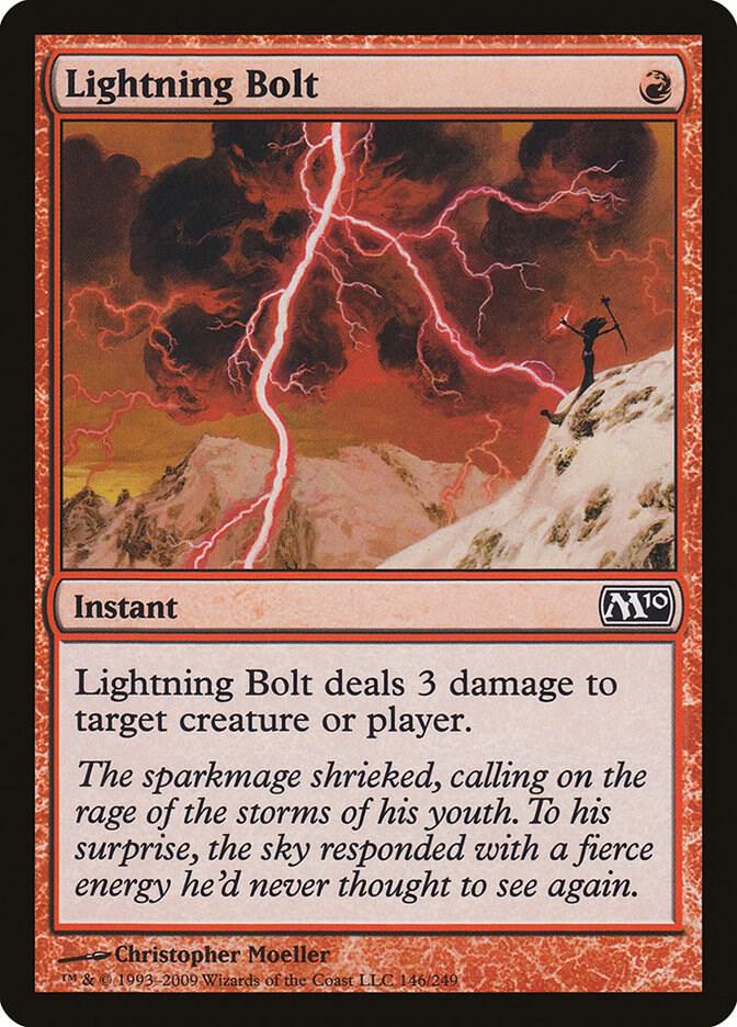 Lightning Bolt 146/249 (Magic 2010 (M10))  | Good Games Morley