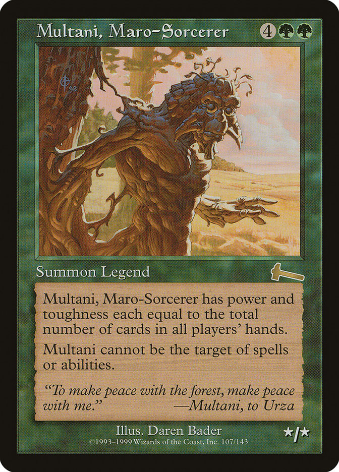 Multani, Maro-Sorcerer 107 (Urza's Legacy)  | Good Games Morley