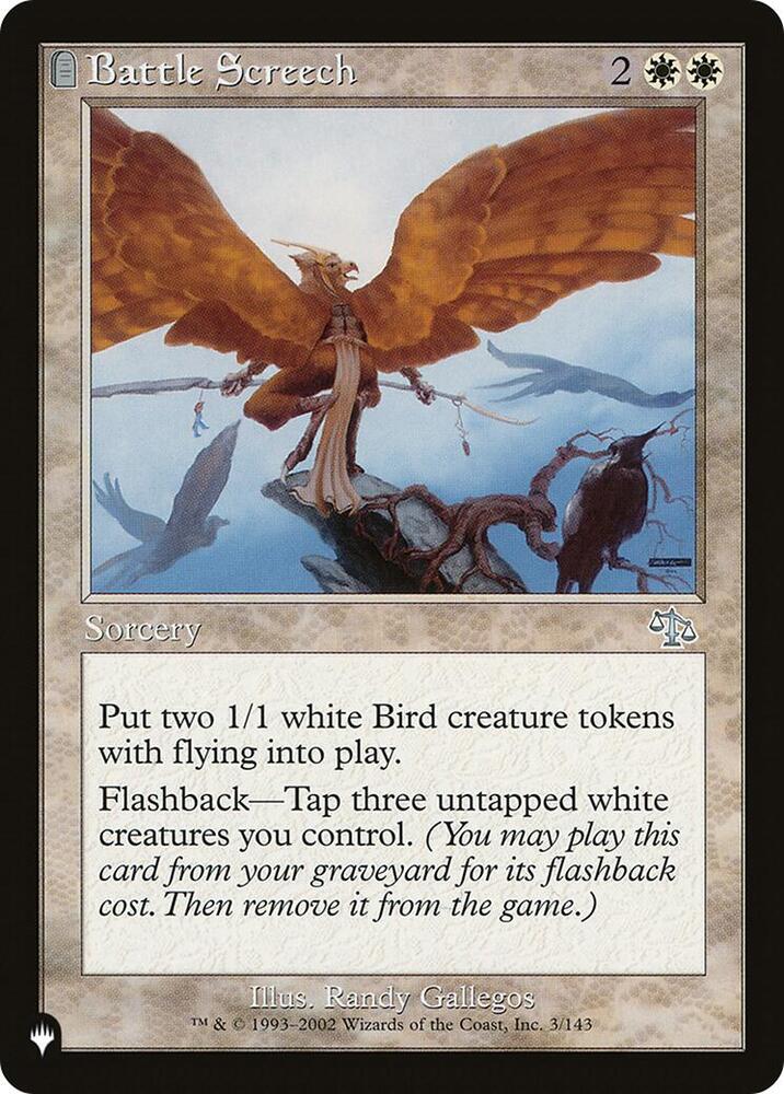 Battle Screech JUD-3/5075 (The List Reprints)  | Good Games Morley