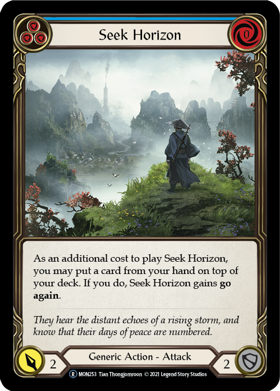 Seek Horizon (Blue) [U-MON253] (Monarch Unlimited)  Unlimited Normal | Good Games Morley