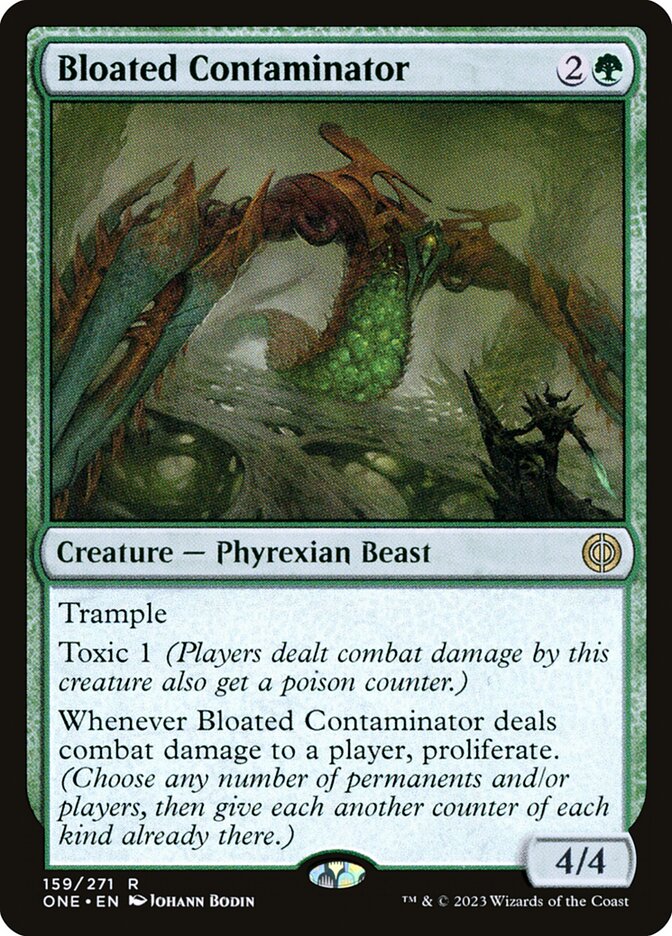 Bloated Contaminator 159/271 (Phyrexia: All Will Be One)  - Foil | Good Games Morley