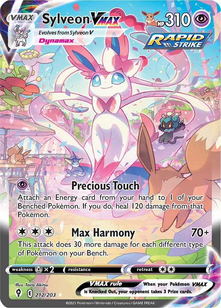 Sylveon VMAX (212/203) [Sword & Shield: Evolving Skies] | Good Games Morley