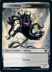 Inkling // Spirit Double-Sided Token [Strixhaven: School of Mages Tokens] | Good Games Morley