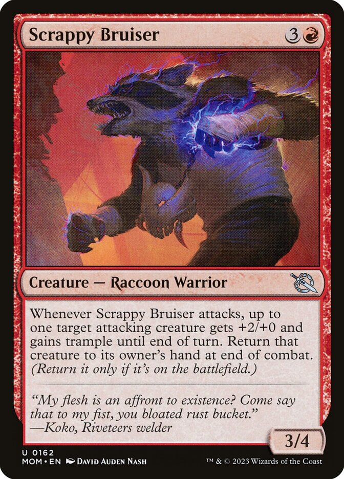 Scrappy Bruiser 162/291 (March of the Machine)  - Foil | Good Games Morley