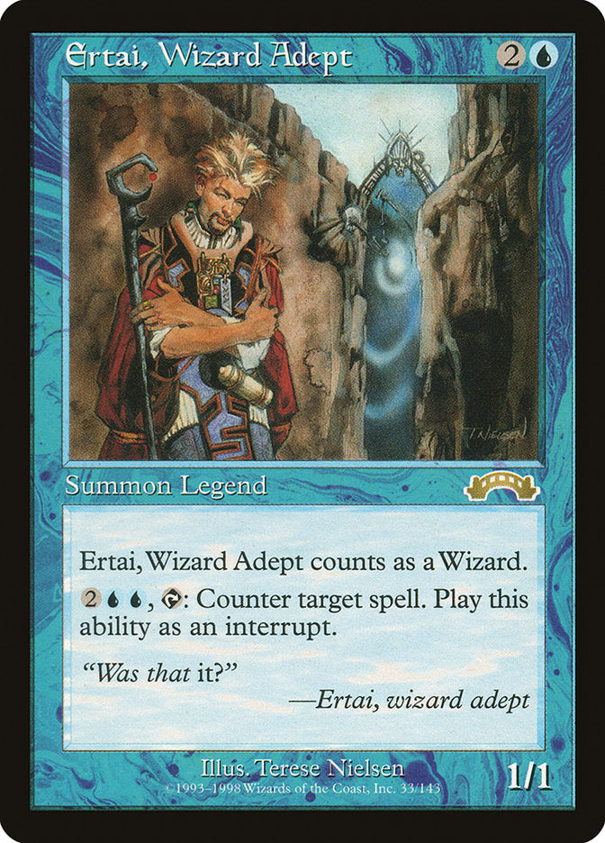 Ertai, Wizard Adept 33/143 (Exodus)  | Good Games Morley
