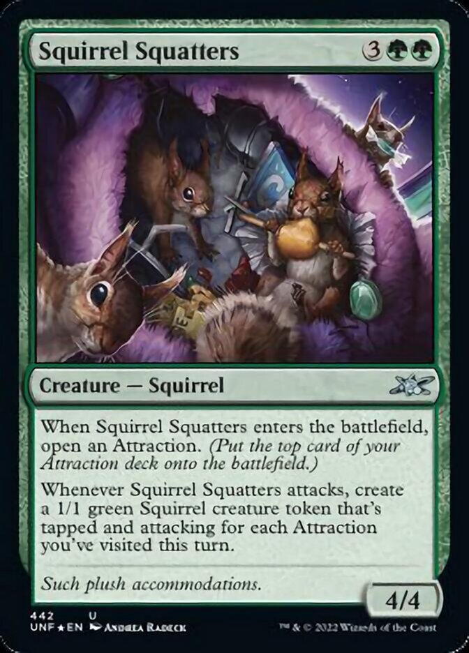 Squirrel Squatters (Galaxy Foil) [Unfinity] | Good Games Morley
