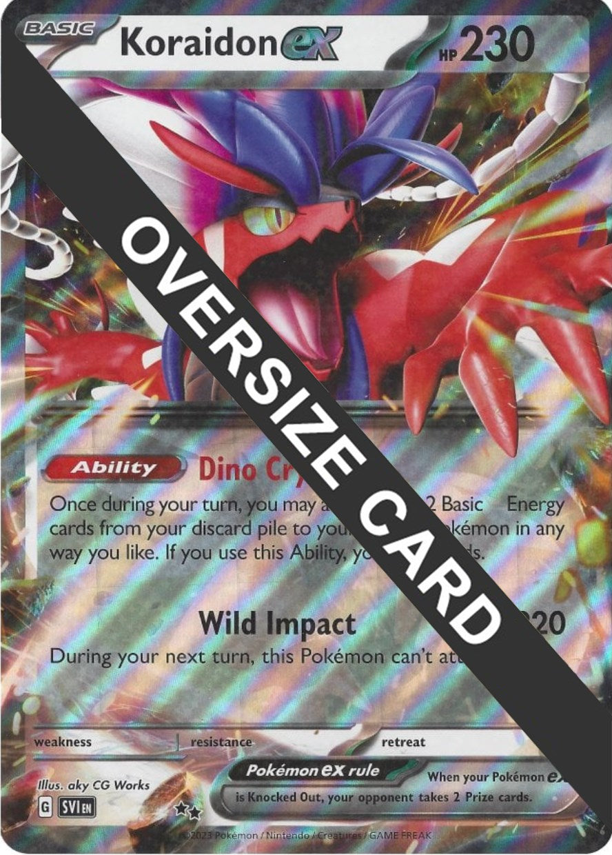 Koraidon ex (125/198) (Jumbo Card) [Scarlet & Violet: Base Set] | Good Games Morley