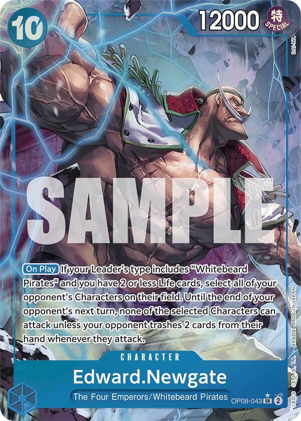 Edward.Newgate OP08-043 (Two Legends)  - Alternate Art Foil | Good Games Morley