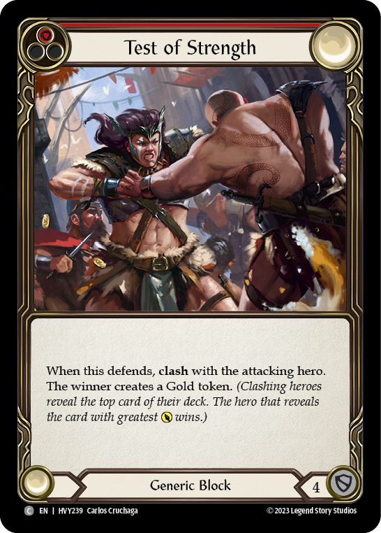 Test of Strength [HVY239] (Heavy Hitters)  Rainbow Foil | Good Games Morley