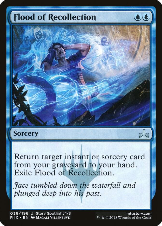 Flood of Recollection 38/196 (Rivals of Ixalan)  - Foil | Good Games Morley