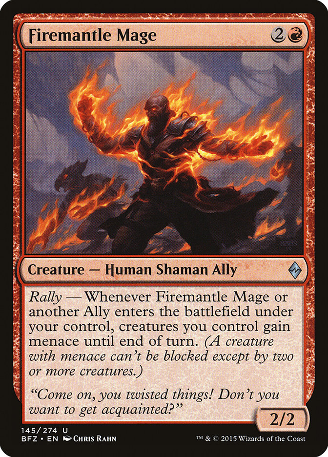 Firemantle Mage 145/274 (Battle for Zendikar)  | Good Games Morley