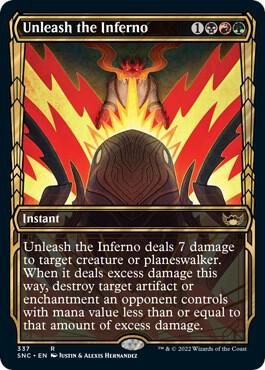 Unleash the Inferno Showcase 337/281 (Streets of New Capenna)  - Foil | Good Games Morley