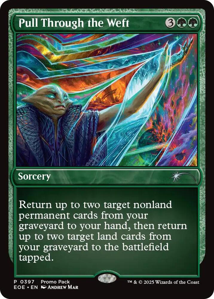 Pull Through the Weft 397 (Promo Pack: Edge of Eternities)  | Good Games Morley