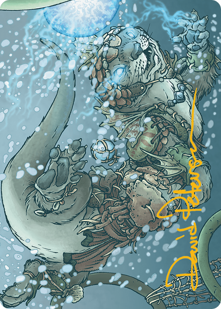 Kitsa, Otterball Elite Art Card (Gold-Stamped Signature) [Bloomburrow Art Series] | Good Games Morley