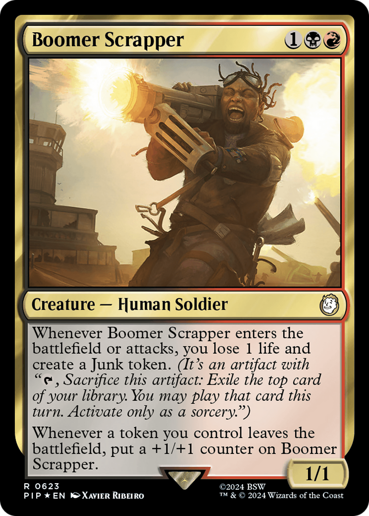 Boomer Scrapper (Surge Foil) [Fallout] | Good Games Morley