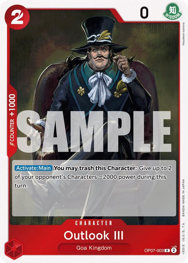 Outlook III OP07-003 (500 Years in the Future)  - Foil | Good Games Morley