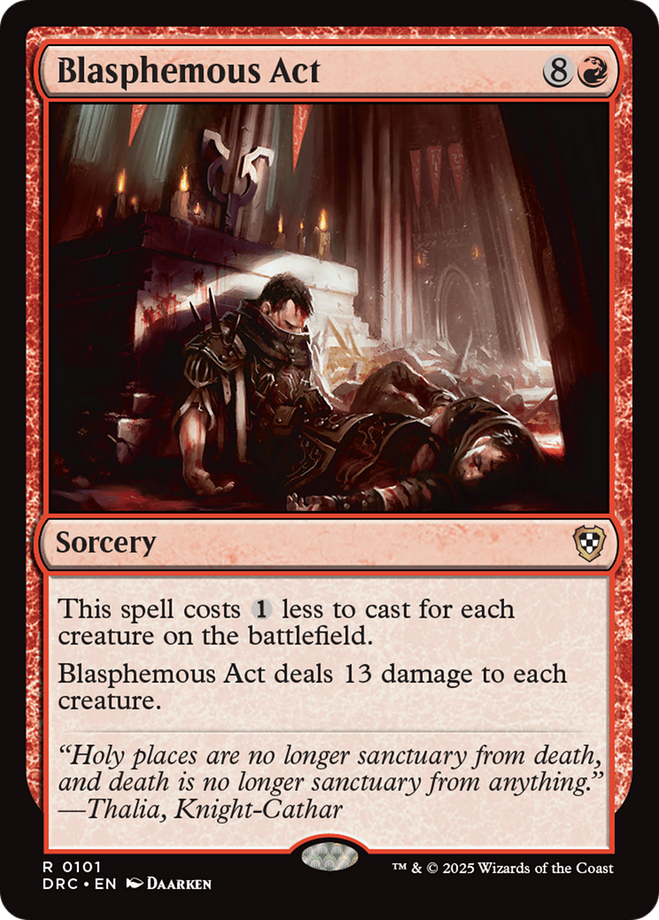 Blasphemous Act [Aetherdrift Commander] | Good Games Morley