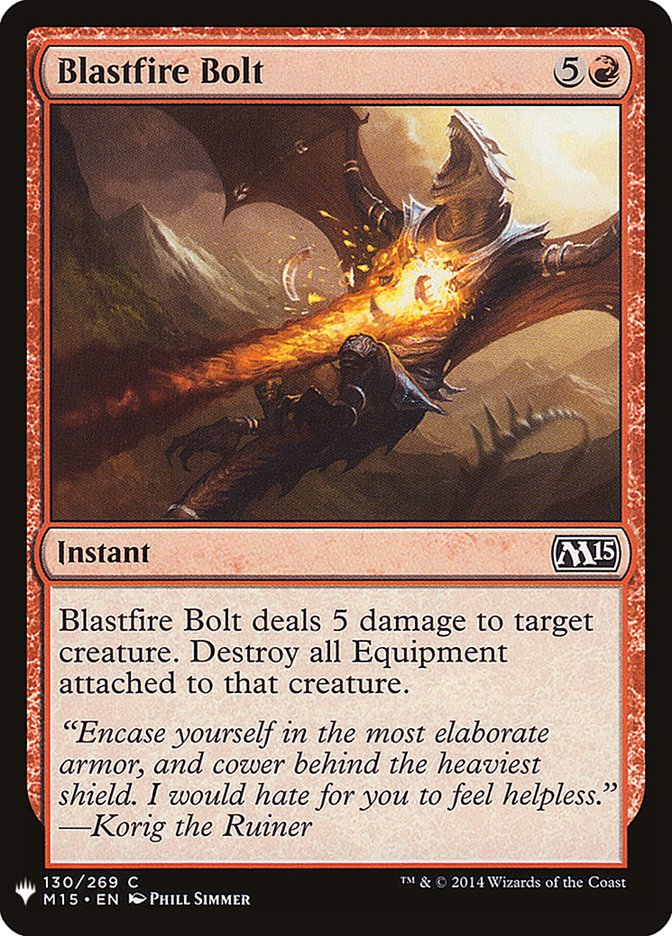 Blastfire Bolt [Mystery Booster] | Good Games Morley