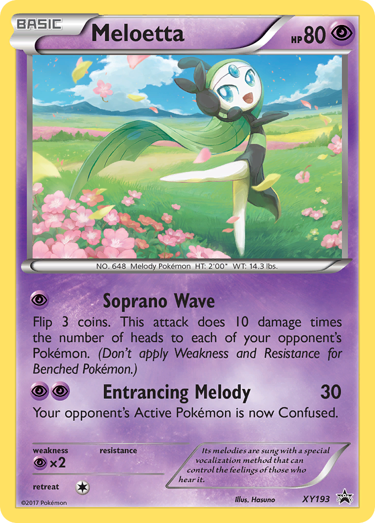 Meloetta (XY193) [XY: Black Star Promos] | Good Games Morley