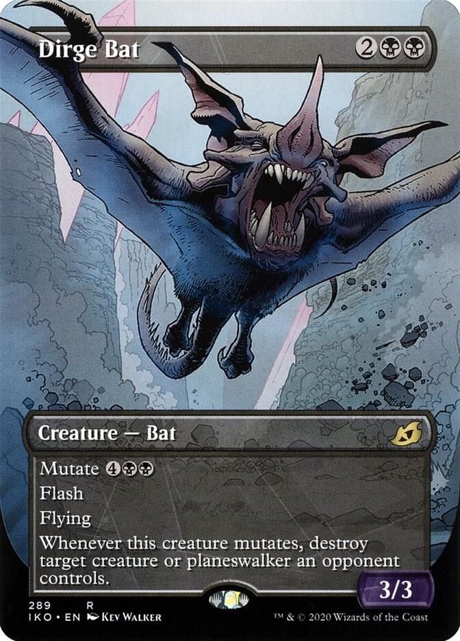 Dirge Bat 289 (Ikoria: Lair of Behemoths)  - Showcase Foil | Good Games Morley