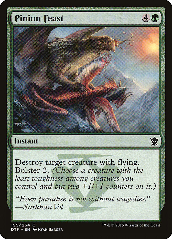 Pinion Feast 195/264 (Dragons of Tarkir)  - Foil | Good Games Morley