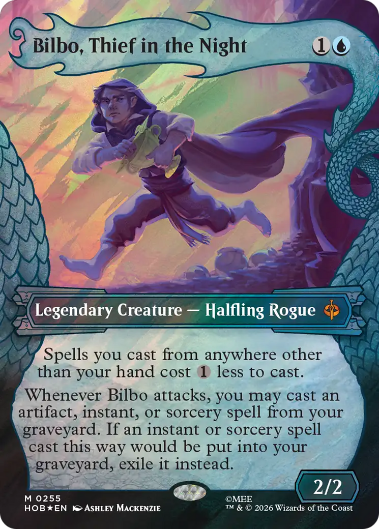 Bilbo, Thief in the Night (Showcase) (Surge Foil) [The Hobbit] | Good Games Morley