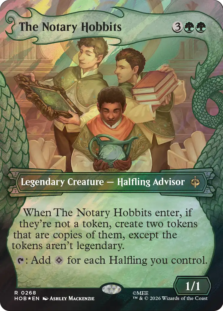 The Notary Hobbits (Showcase) (Surge Foil) [The Hobbit] | Good Games Morley