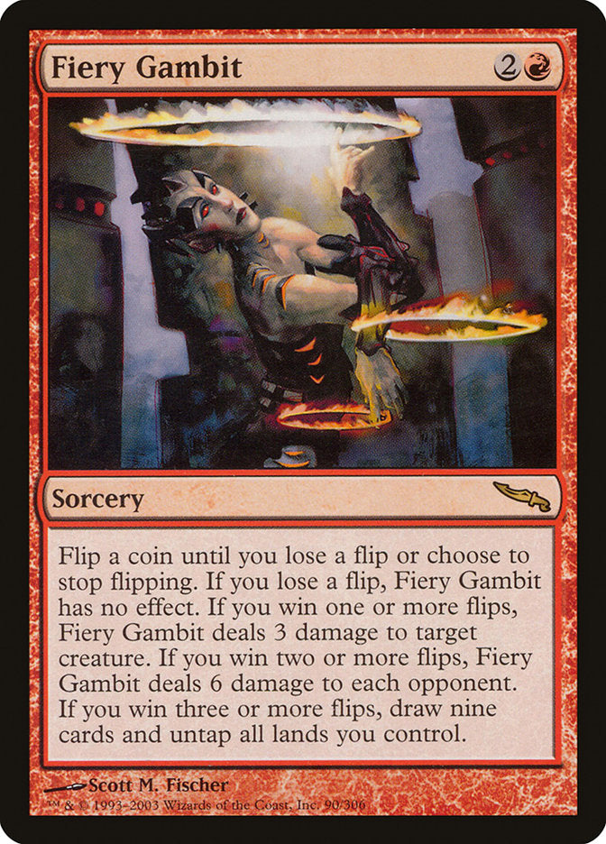 Fiery Gambit 90/306 (Mirrodin)  | Good Games Morley