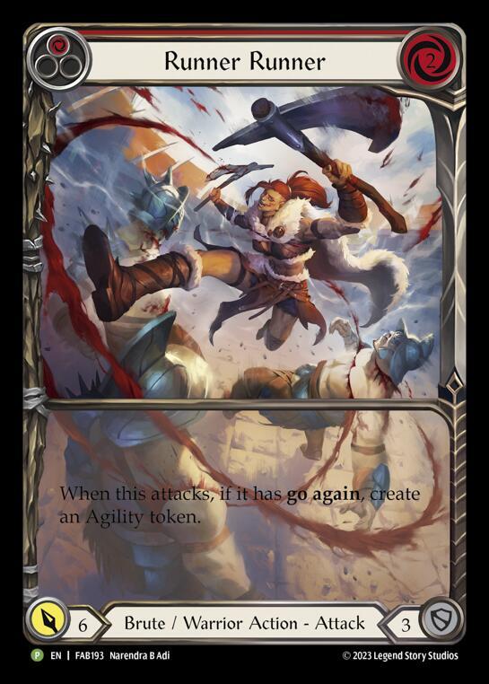 Runner Runner [FAB193] (Promo)  Rainbow Foil | Good Games Morley