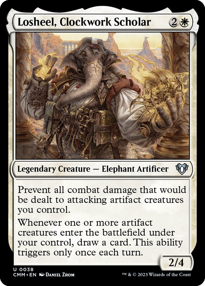 Losheel, Clockwork Scholar 38/451 (Commander Masters)  | Good Games Morley
