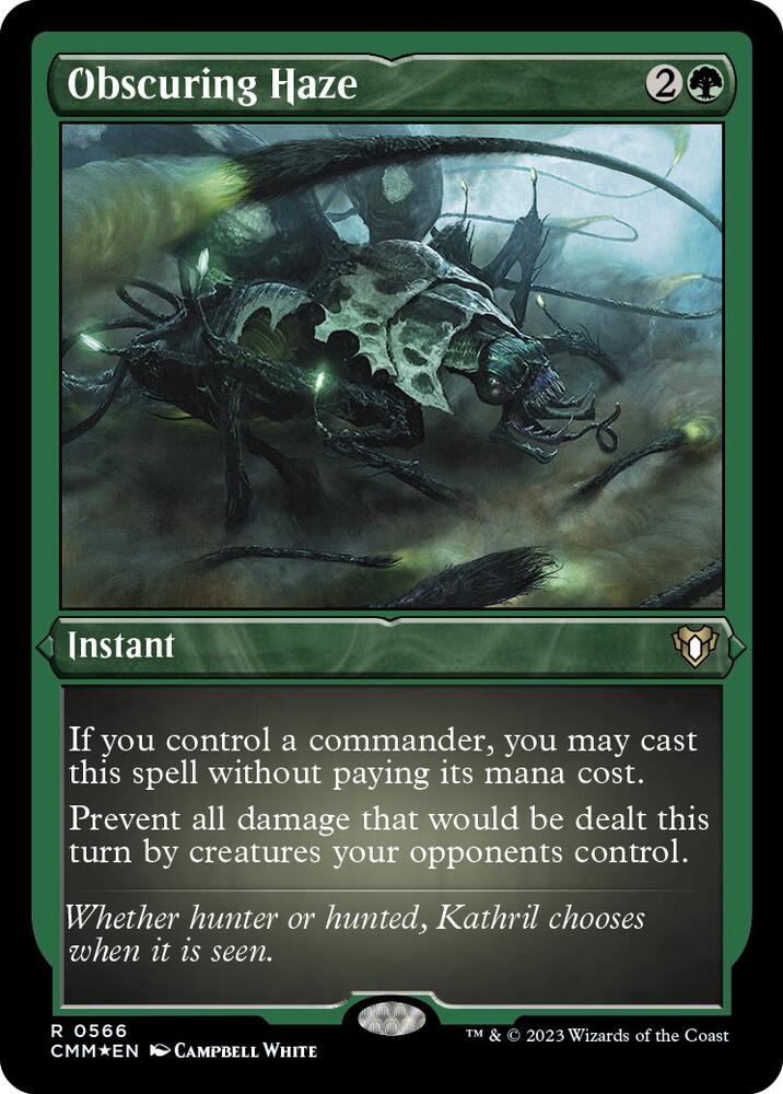Obscuring Haze 566 (Commander Masters)  - Etched Foil | Good Games Morley