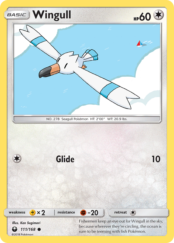 Wingull (111/168) [Sun & Moon: Celestial Storm] | Good Games Morley