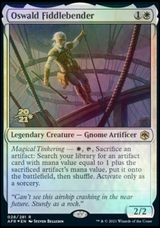 Oswald Fiddlebender [Dungeons & Dragons: Adventures in the Forgotten Realms Prerelease Promos] | Good Games Morley