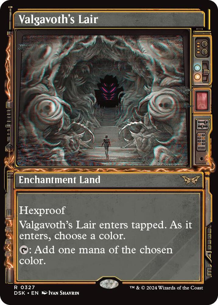 Valgavoth's Lair 327 (Duskmourn: House of Horror)  - Showcase Foil | Good Games Morley